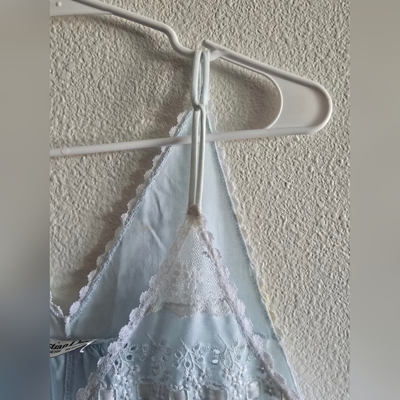 Dior Blue Smocked Halter Pajama - Picture 3 of 13